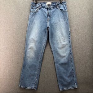 Levi Strauss Signature Women’s Misses 14 Short Mid Rose Straight Jeans